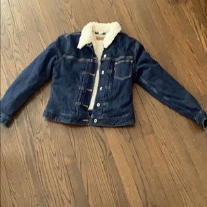 Levi Fleece lined Jean Jacket